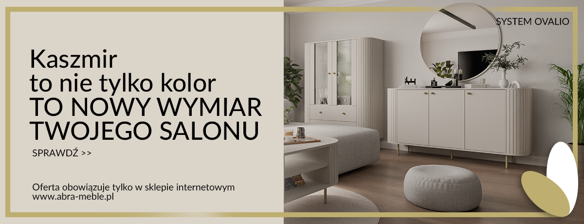 Nowy wymiar Twojego salonu - meble w kolorze kaszmirowym